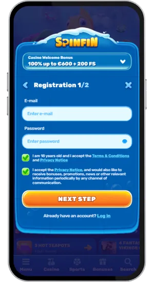 Registratieformulier met accountgegevens en stortingsopties voor Nederlandse spelers
